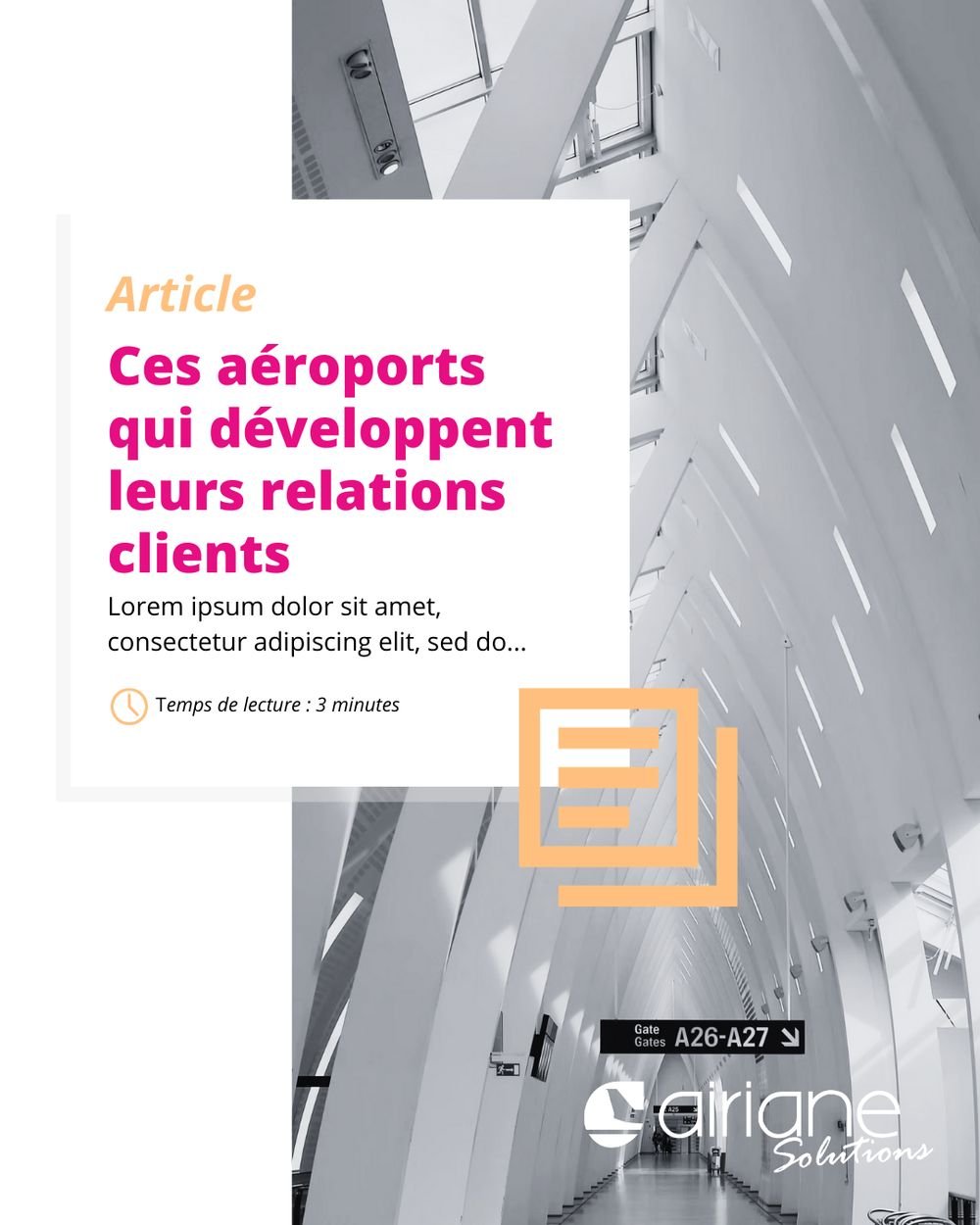 Gabarit de publication « Article »