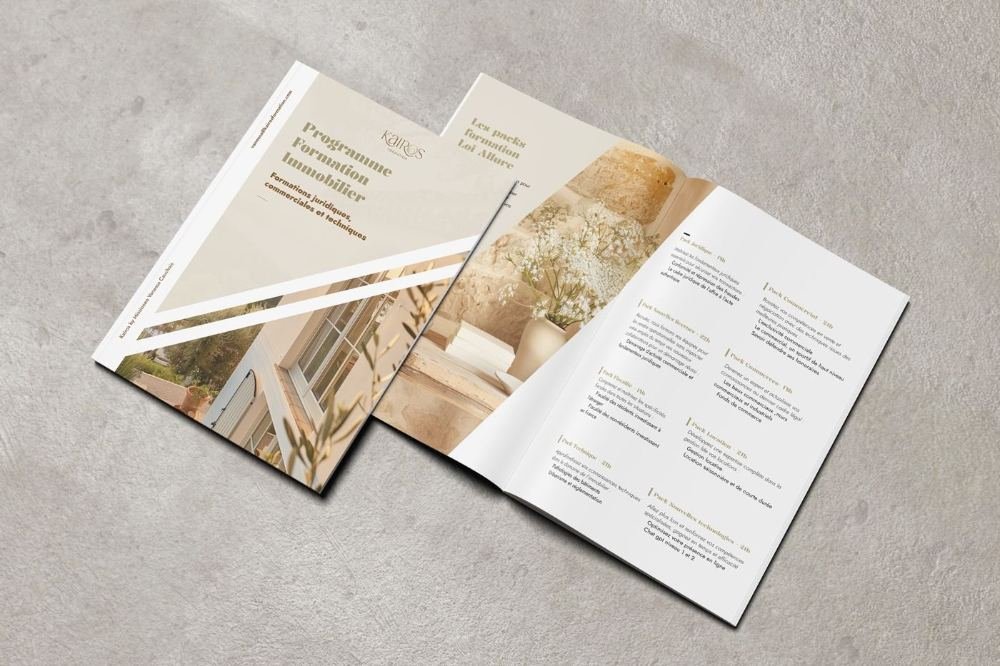 Brochure Kairos « Programme Formation Immobilier » ouverte