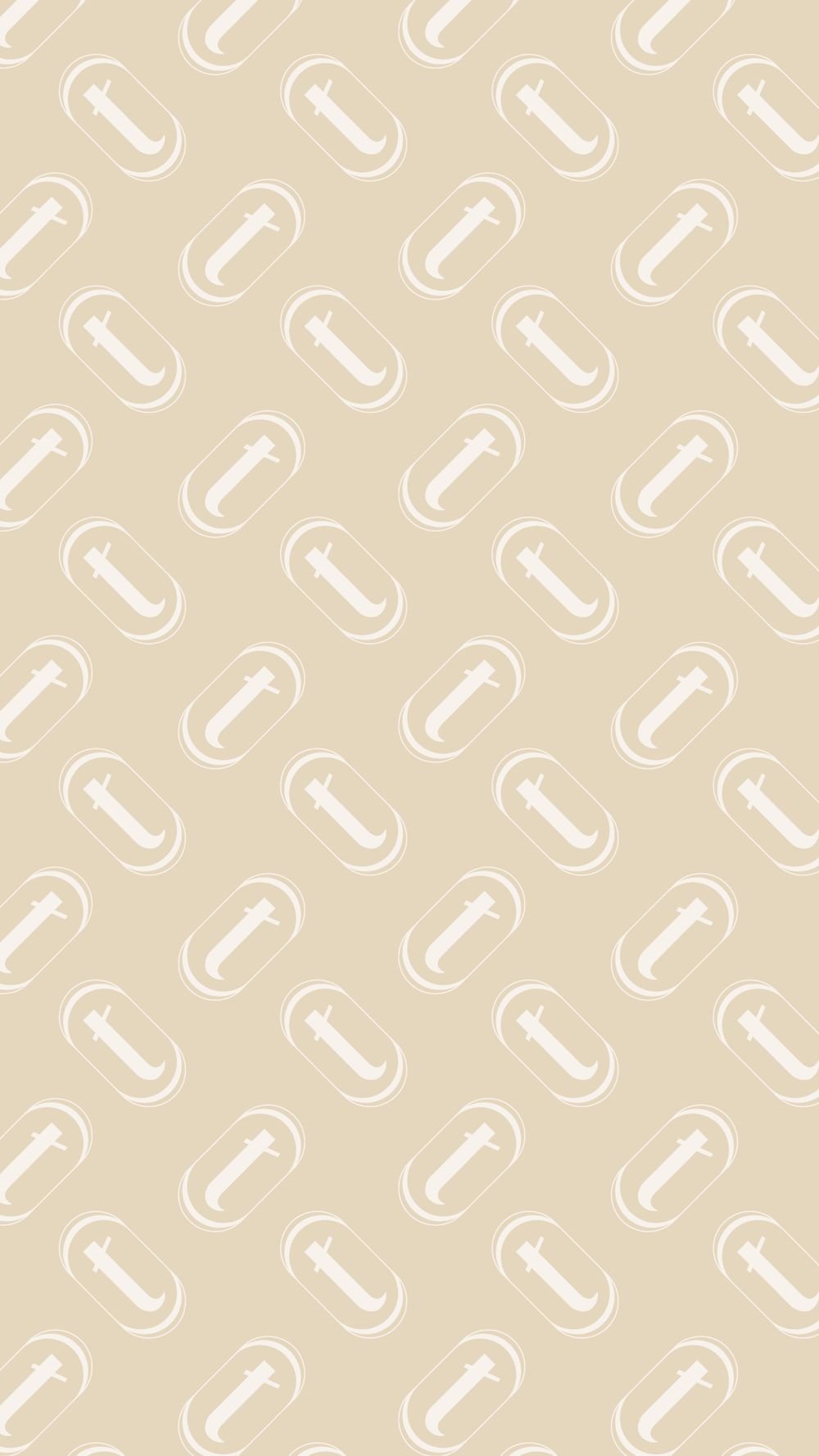 Motif Maison Tera, version crème