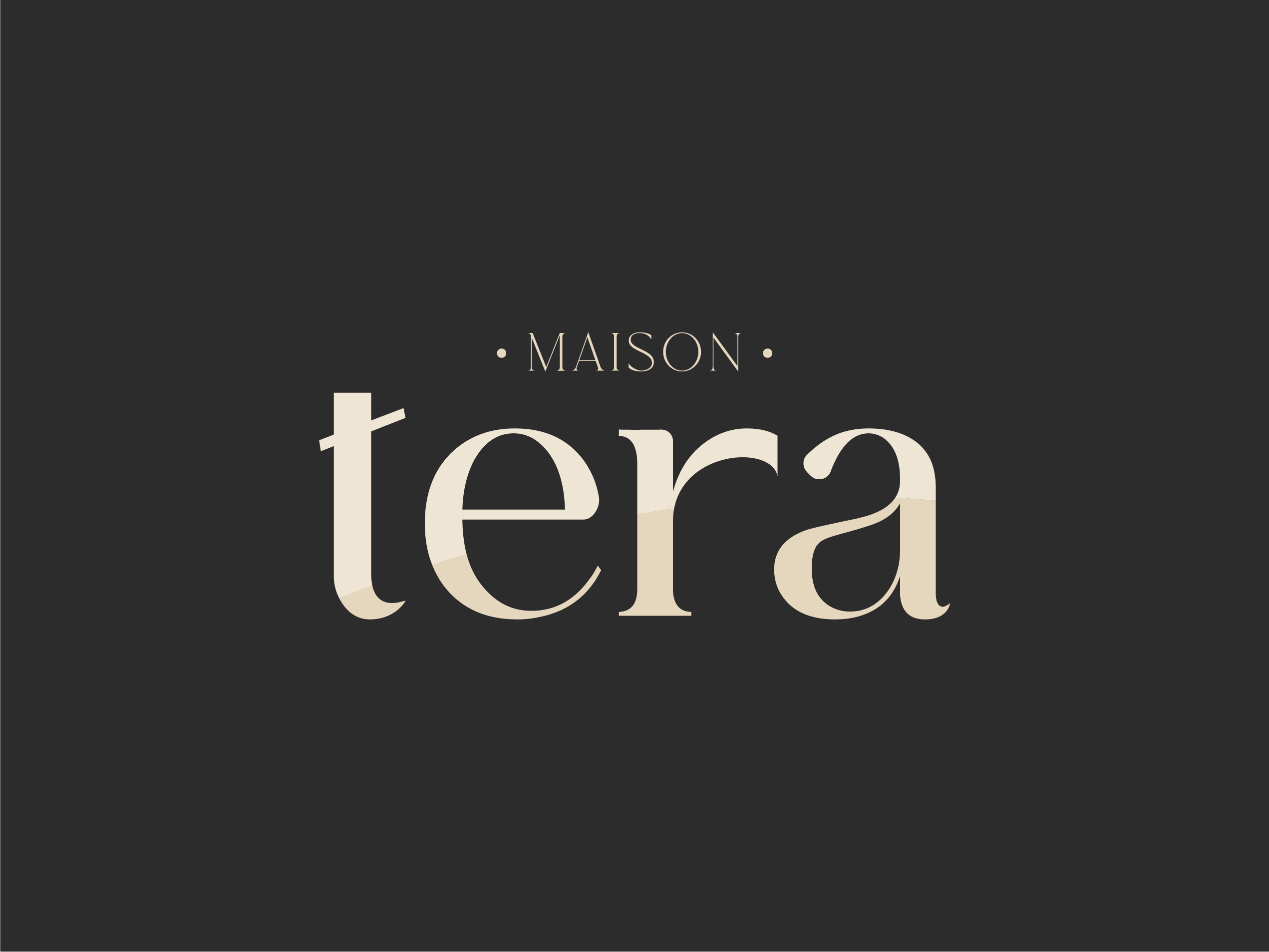 Maison Tera — Logo déclinaison 1