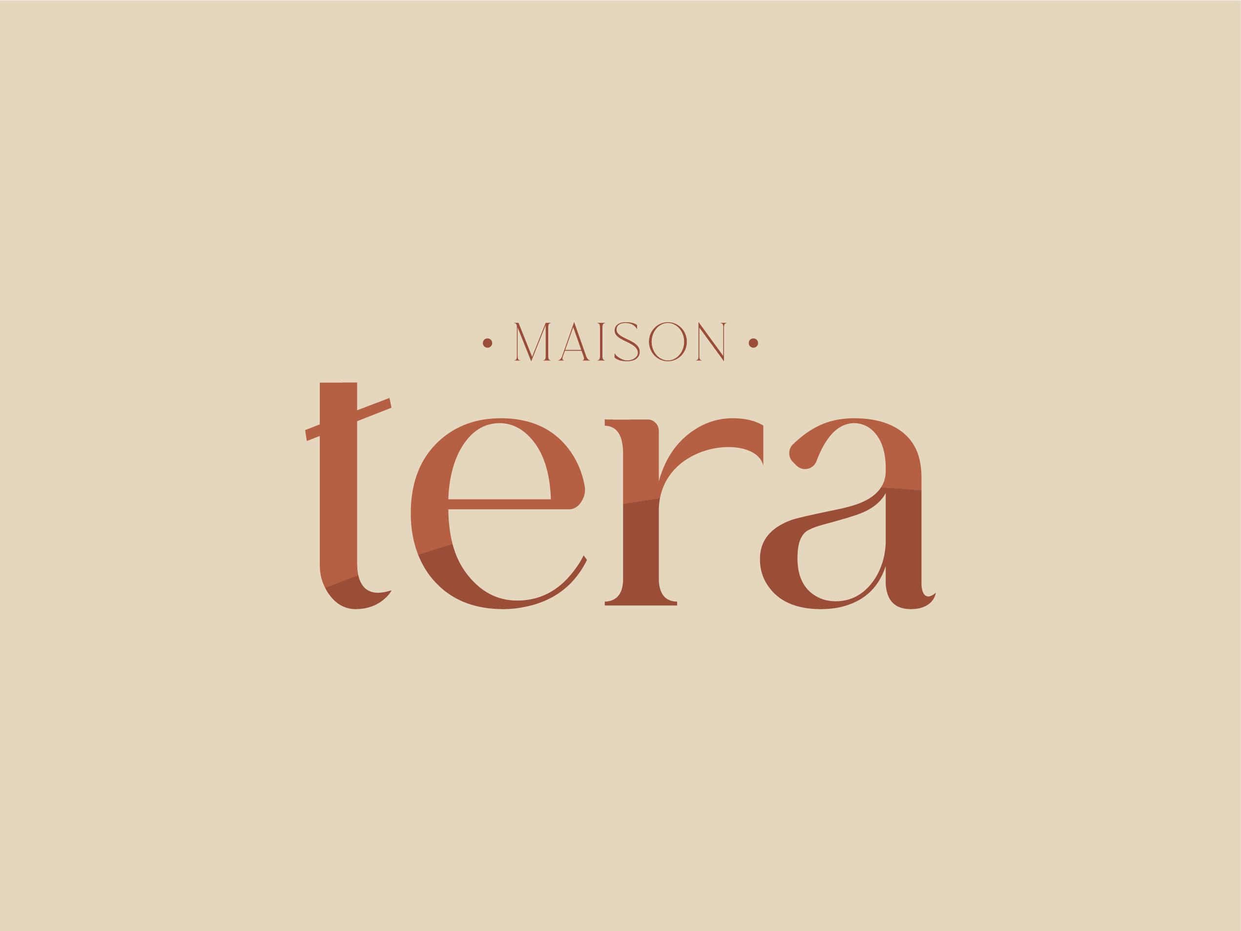 Maison Tera — Logo déclinaison 4