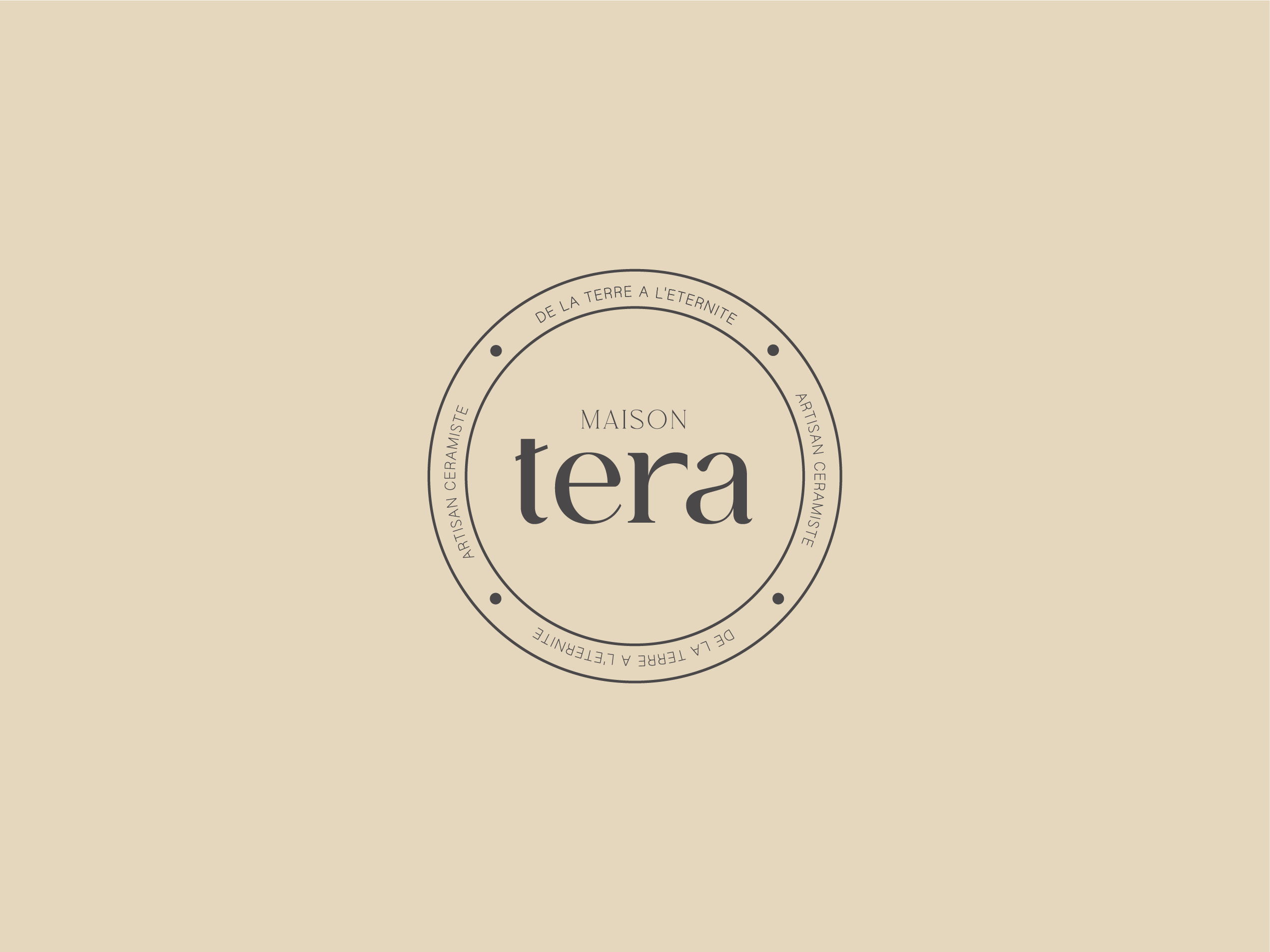 Maison Tera — Logo déclinaison 3