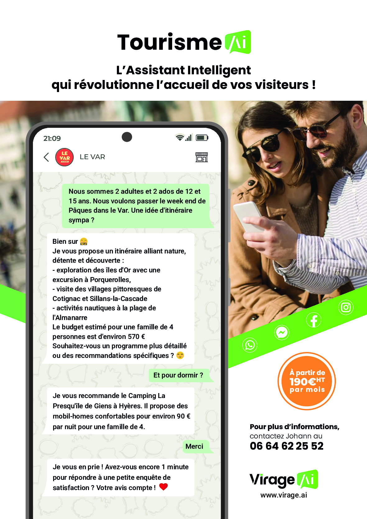 Virage AI — Flyer recto