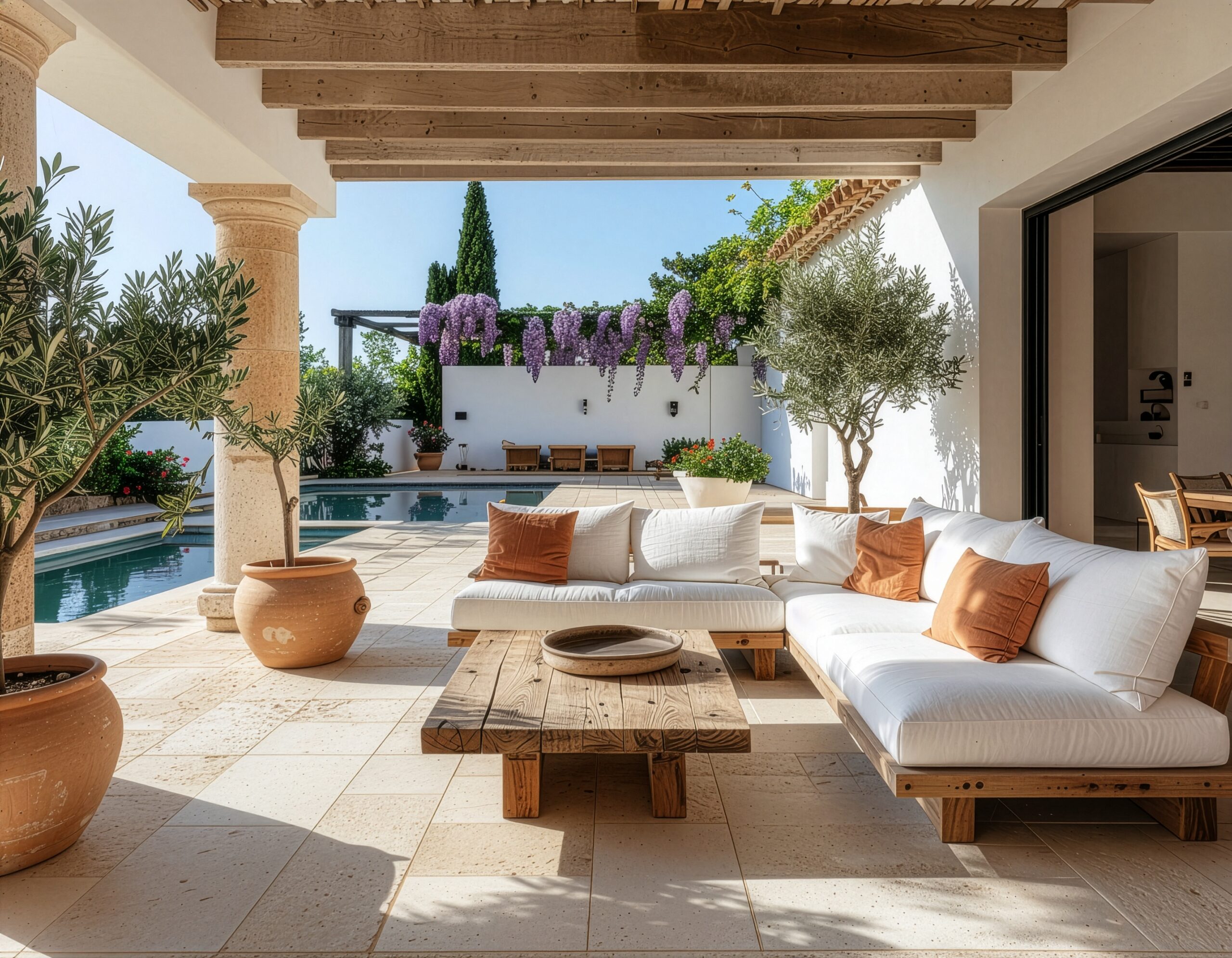 Terrasse glycine