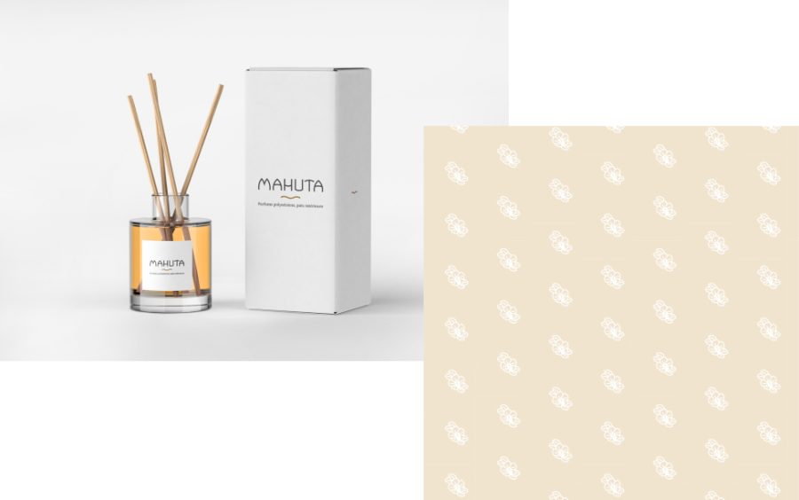 design packaging parfums d'intérieur mahuta